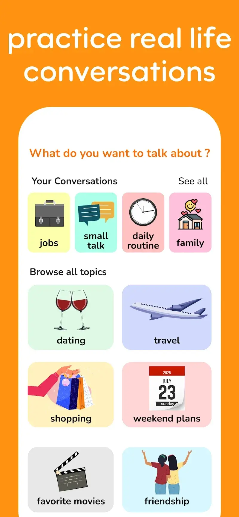Speak & Learn English: Learna Capture d'écran 6