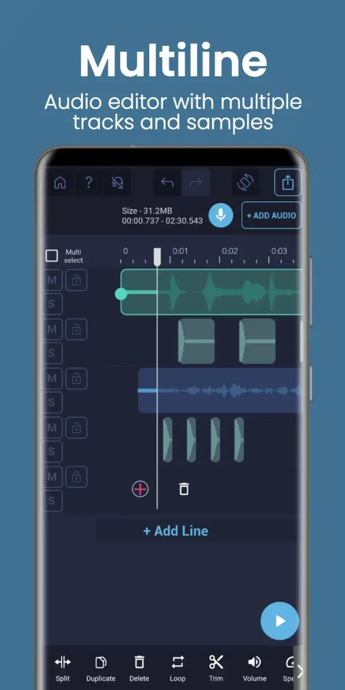 Pro Audio Editor – Music Mixer ekran görüntüsü 1