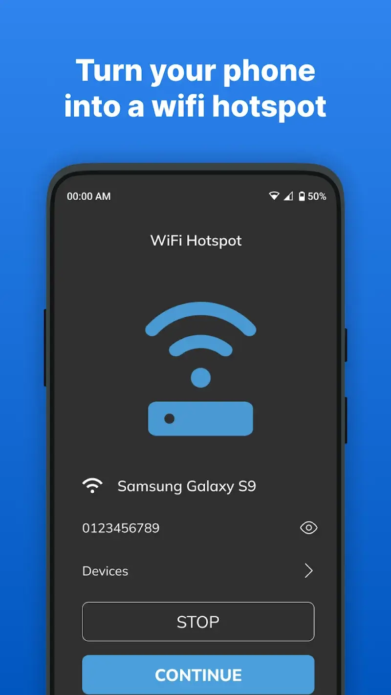 Скриншот Portable WiFi - Mobile Hotspot 1