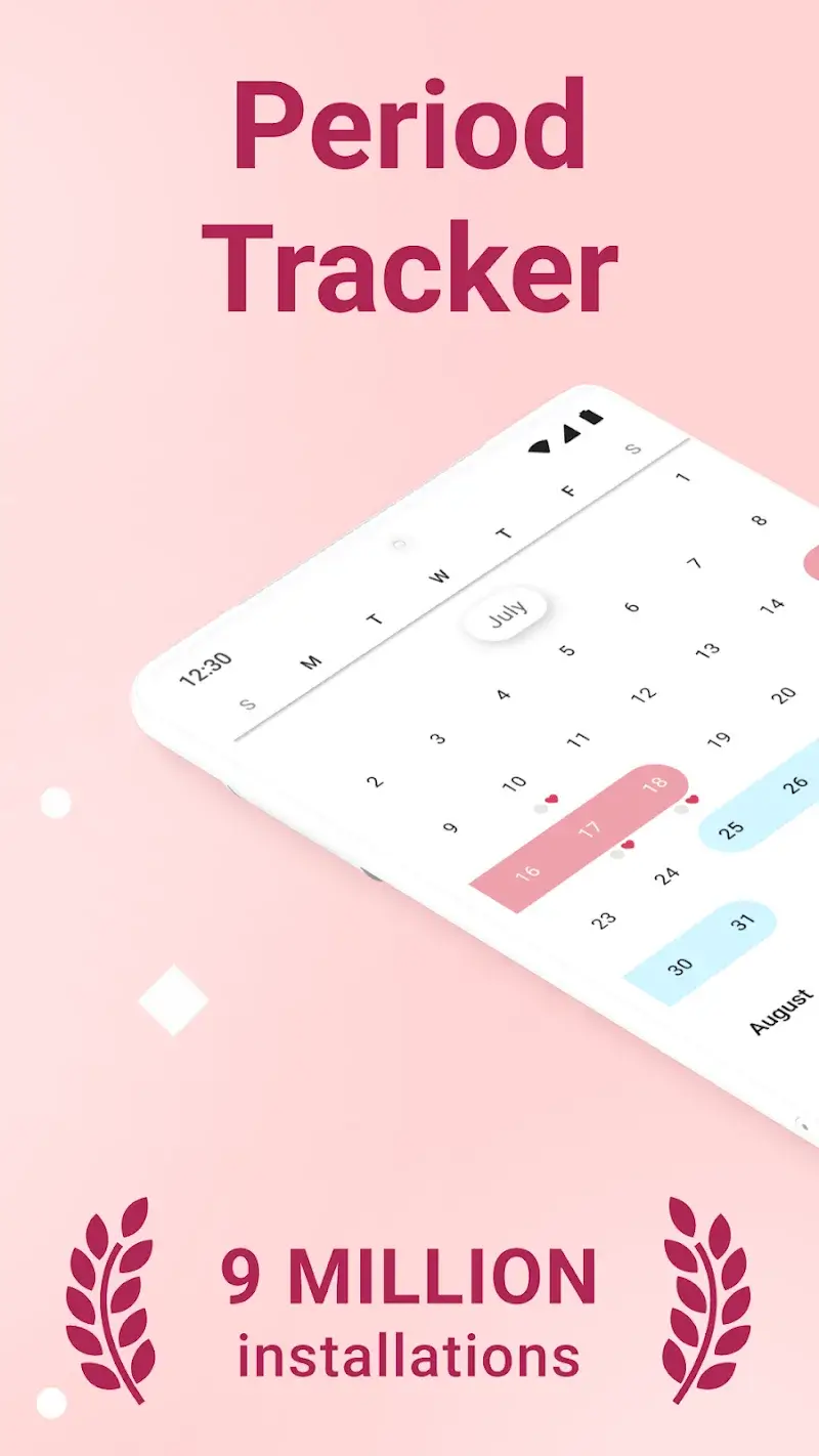 Clover－Period & Cycle Tracker screenshot 1