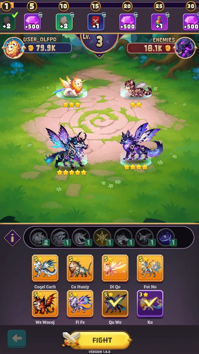 Preview gameplay Elemonster Legends 4