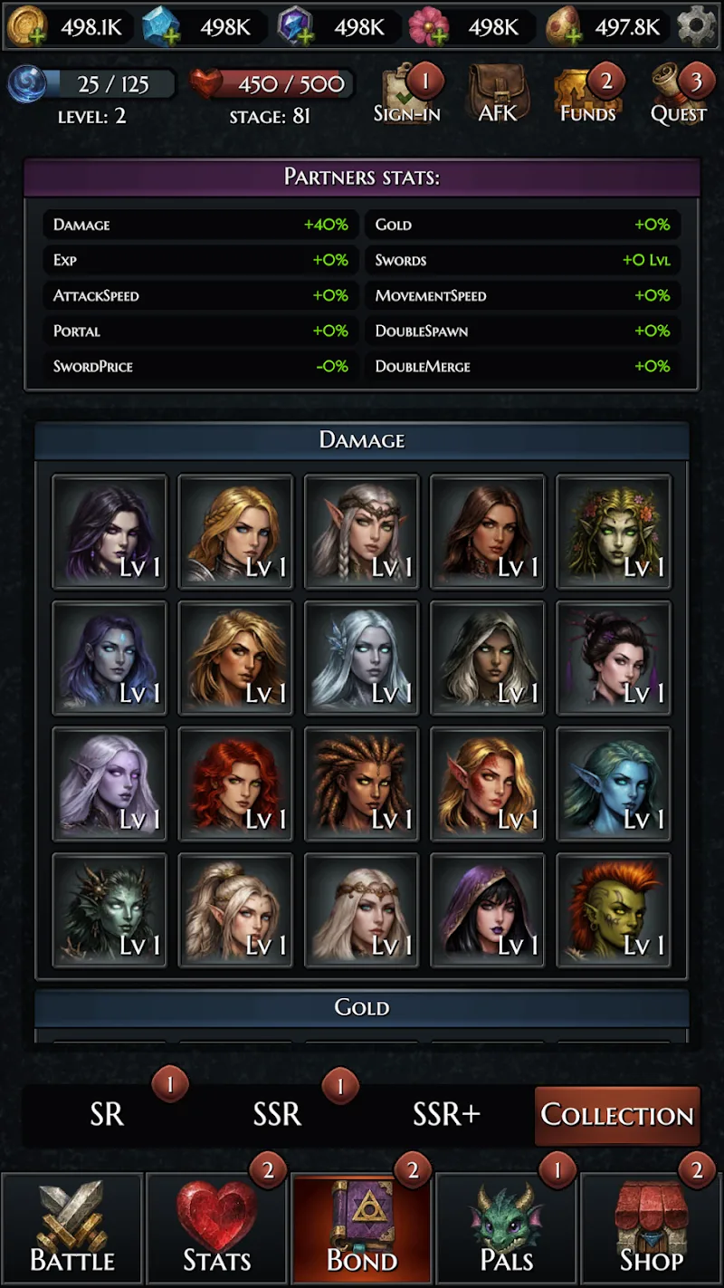 ภาพสกรีนช็อตในเกม Sword of Darkness 4