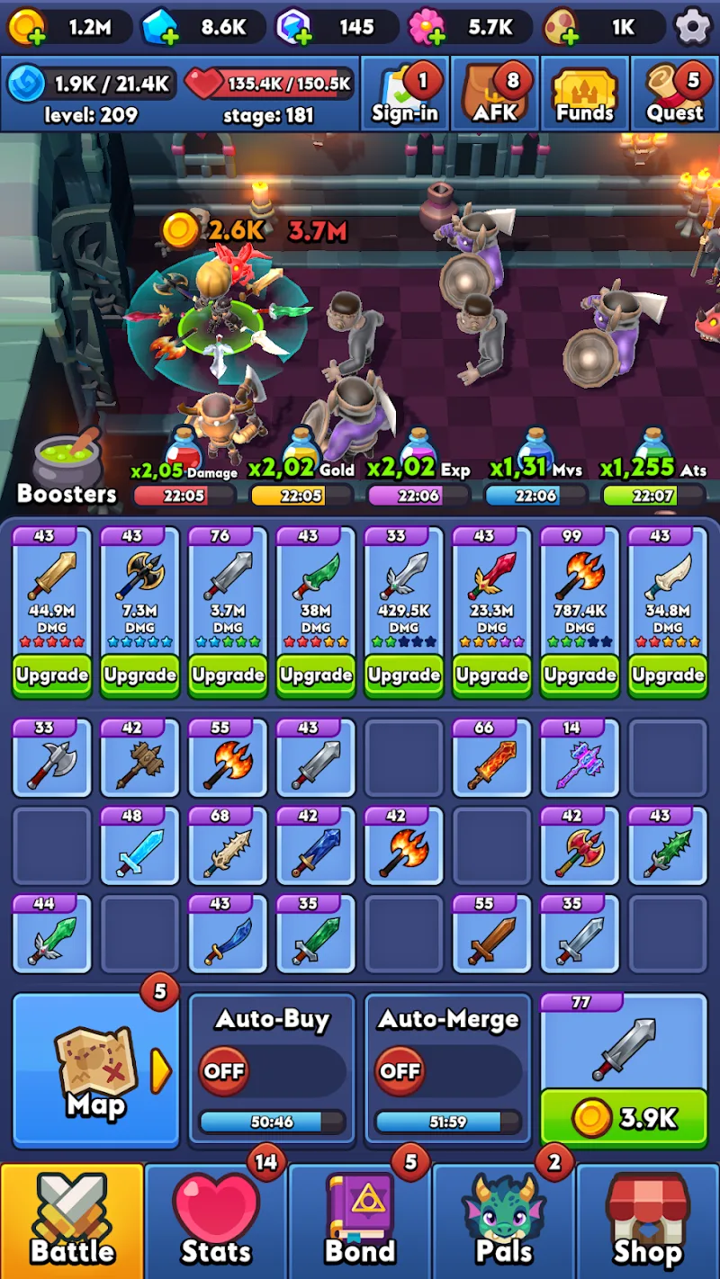 Terceira Visualização de Lord of Swords