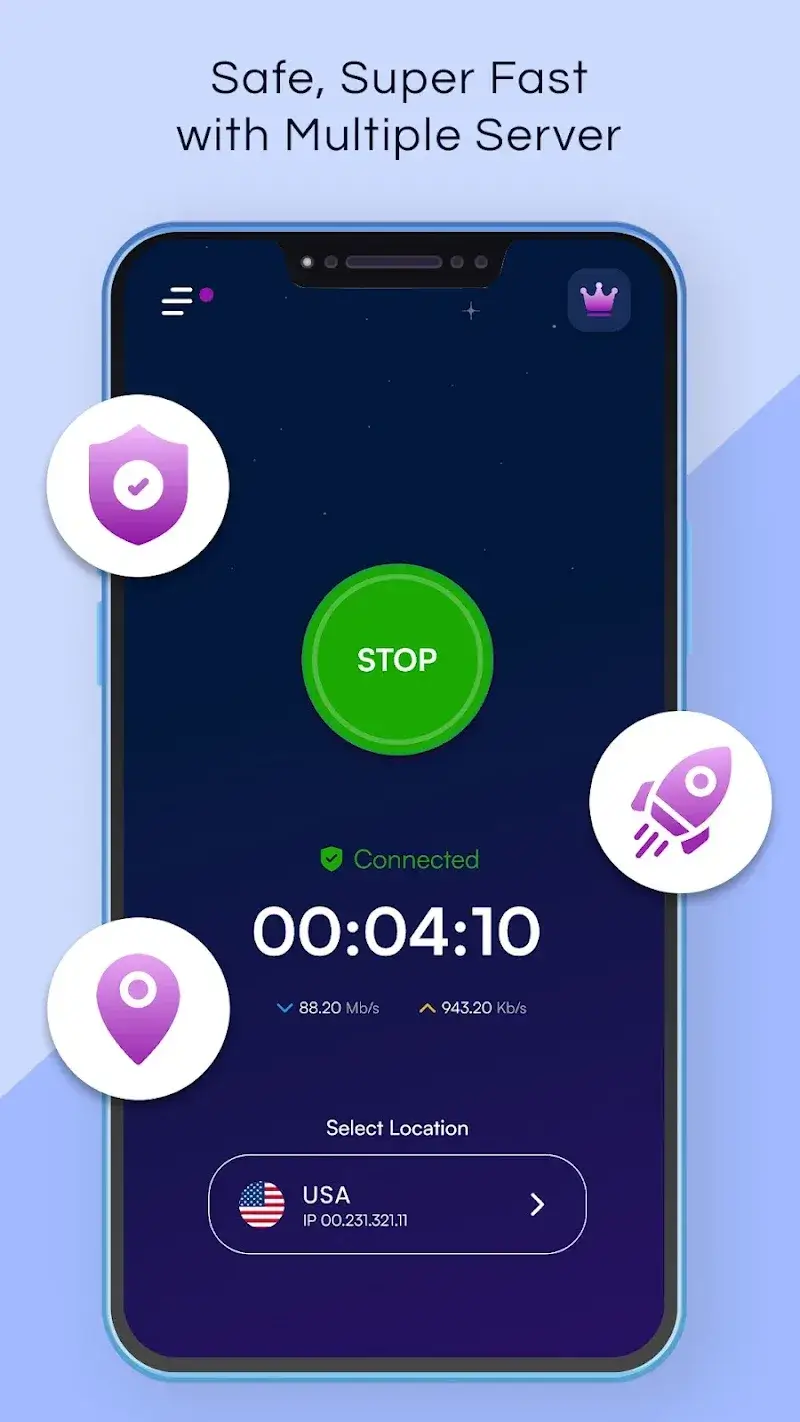 VPN Pronto screenshot 1