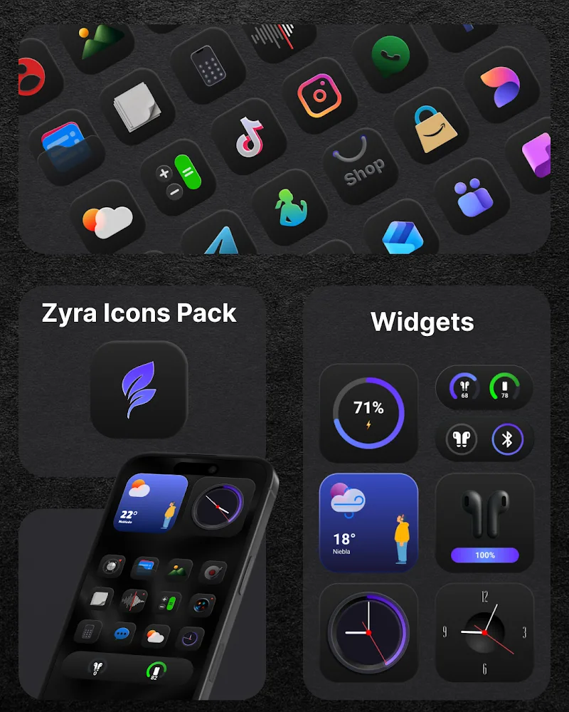 Pratinjau Zyra Icon Pack 1