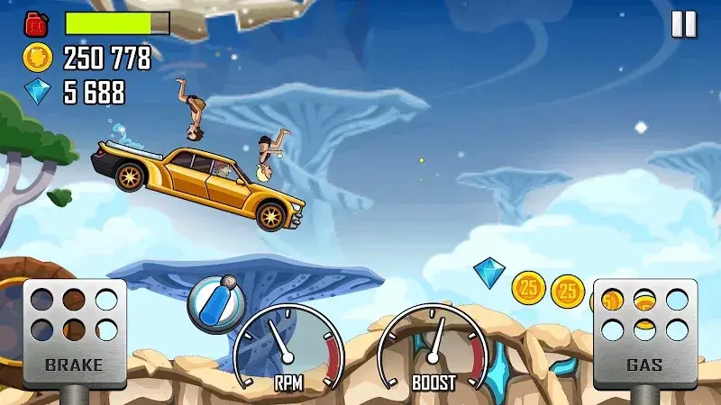 Hill Climb Racing MOD APK screenshot 3
