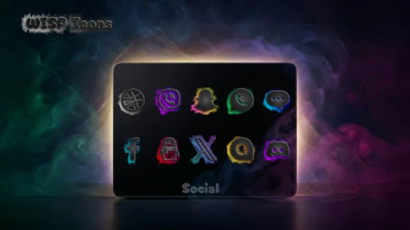 Vista previa de Wisp Dark Icons 3
