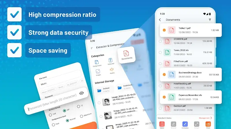 Tangkapan layar Zip Extractor 2