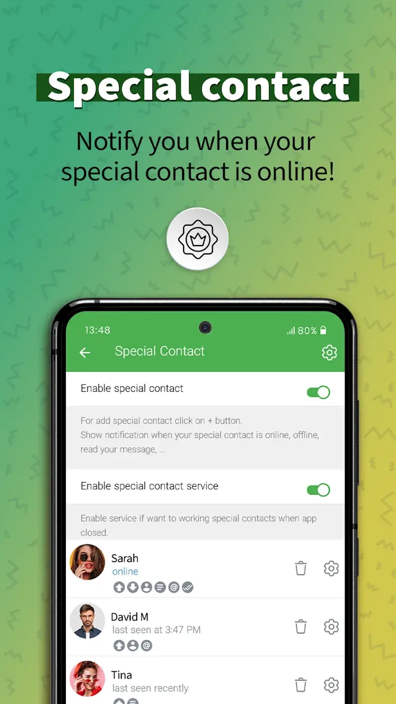 Tangkap layar Graph Messenger 5