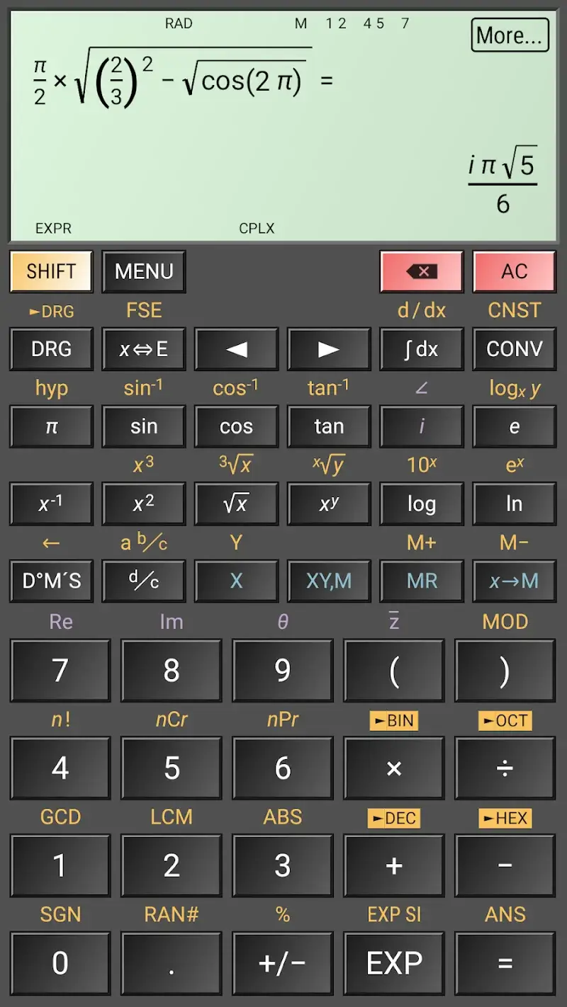 Snapshot HiPER Calc Pro 5