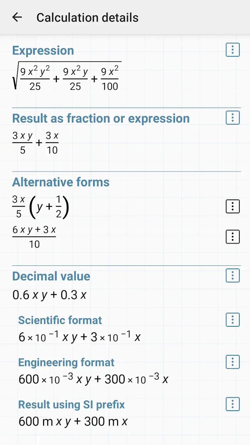 Tampilan HiPER Calc Pro 6