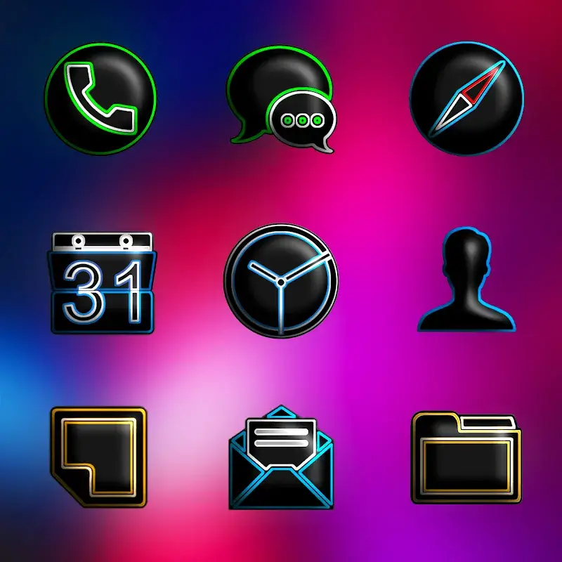 Flixy 3D - Icon Pack 스크린샷 2