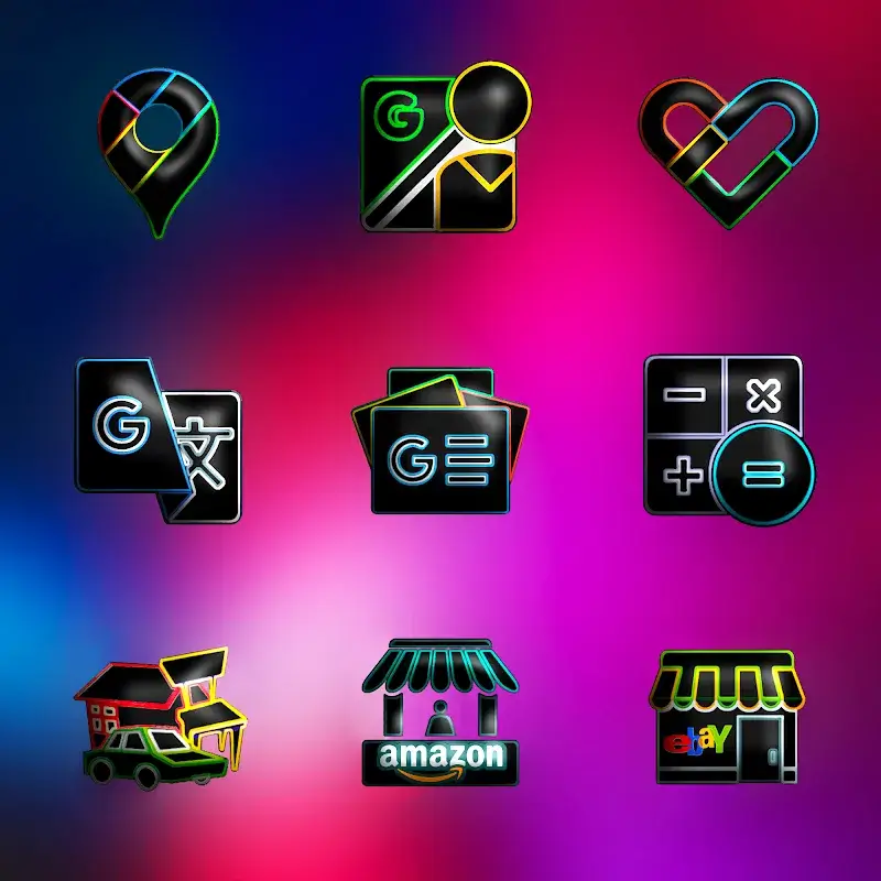 Flixy 3D - Icon Pack 스크린샷 5
