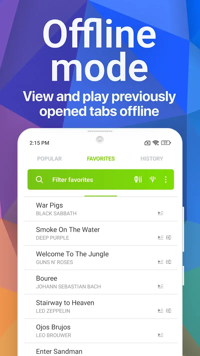Songsterr screenshot 2
