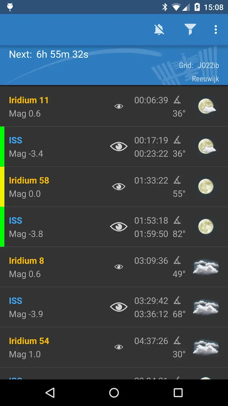 Screenshot 1 of ISS Detector Pro v3.00.051 Pro