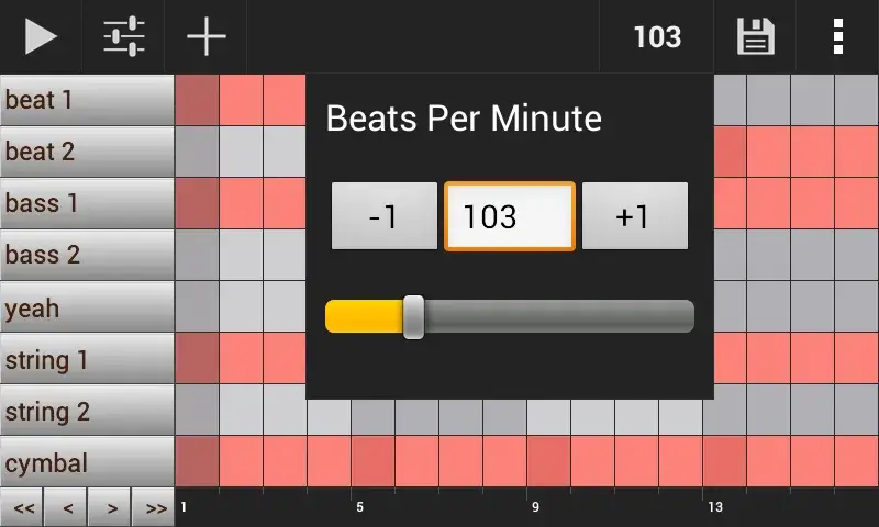 Tangkapan layar GrooveMixer 3