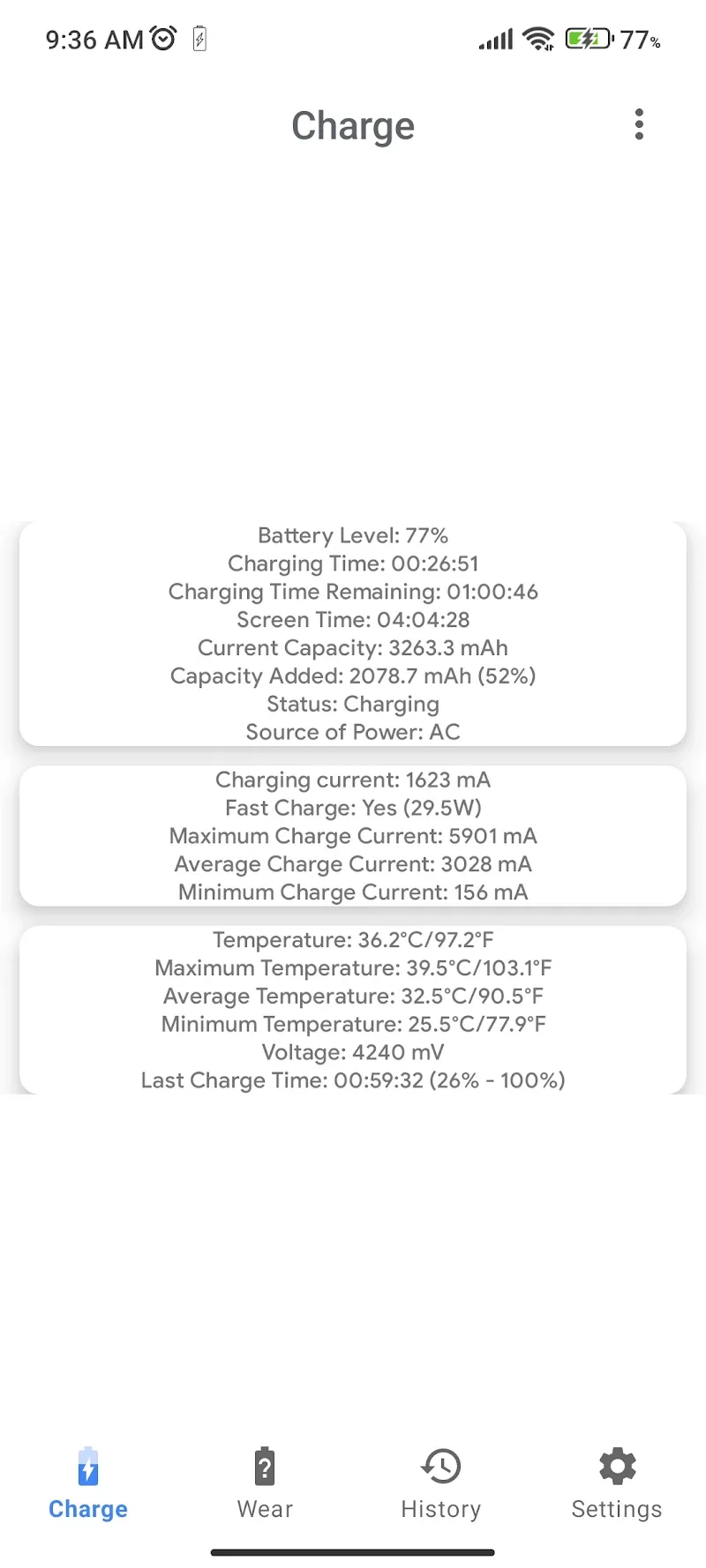 Capacity Info App Vorschau 2