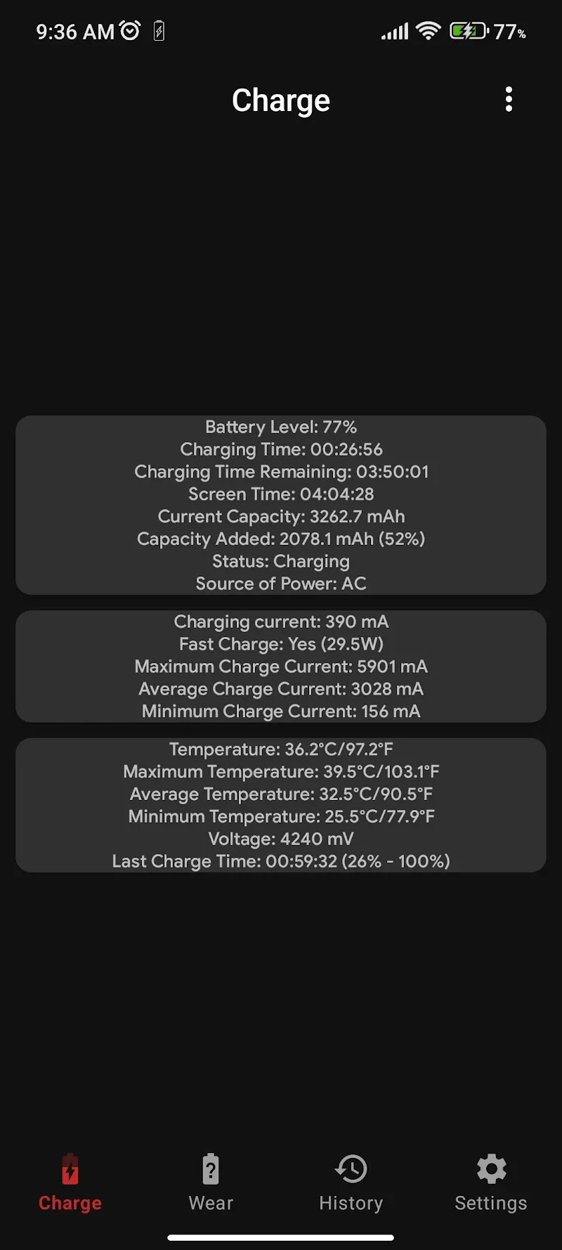 Capacity Info App Vorschau 6