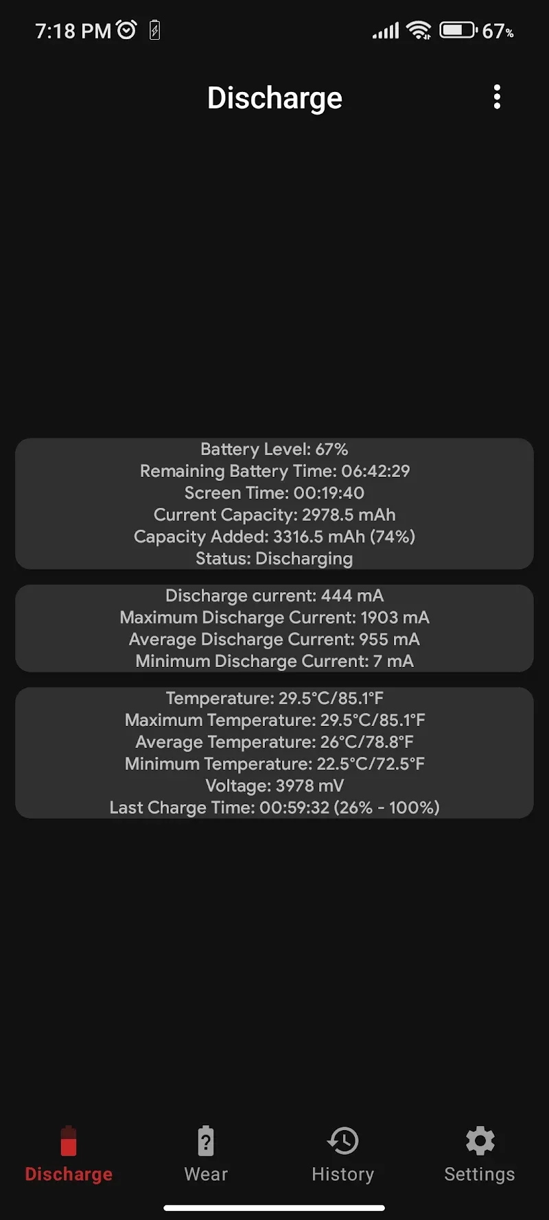 Capacity Info App Vorschau 5