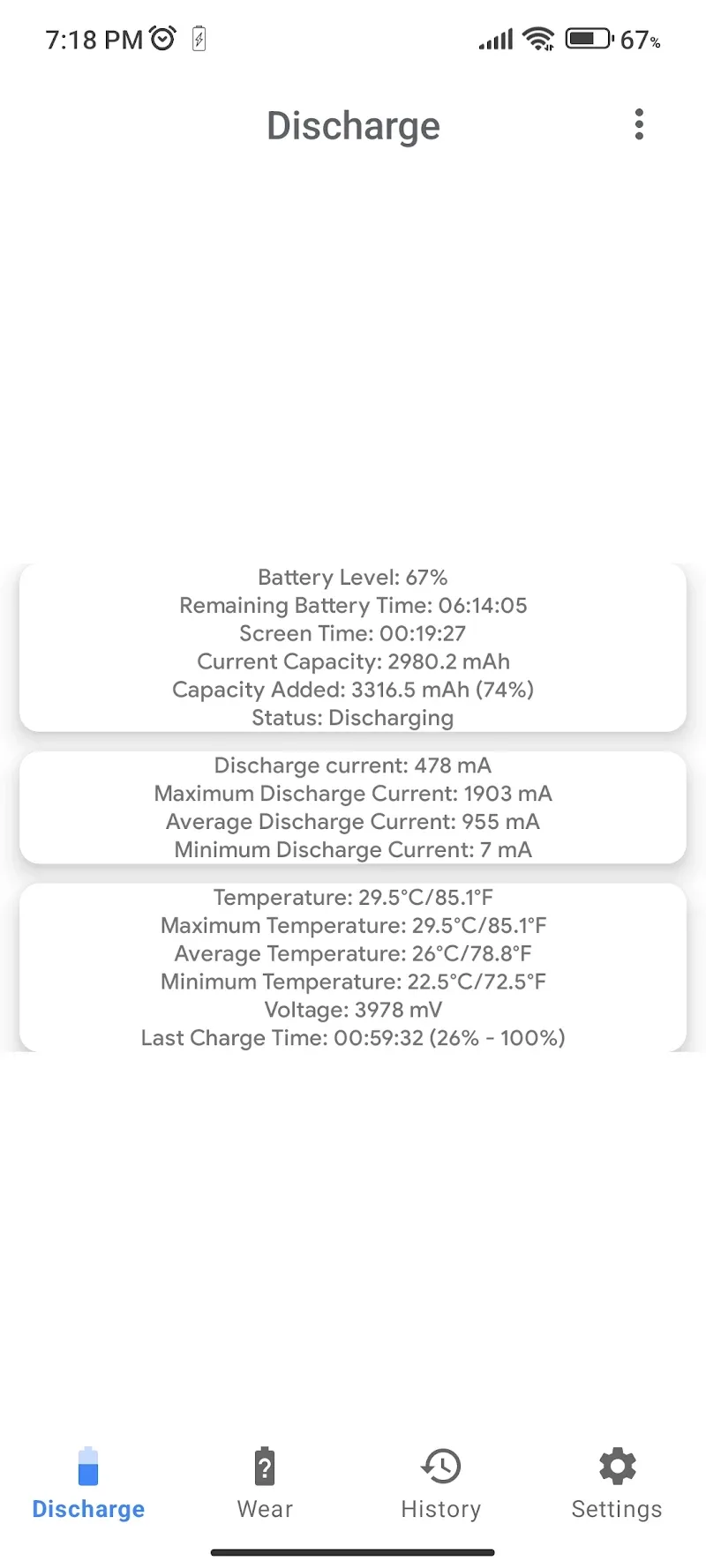 Capacity Info App Vorschau 1