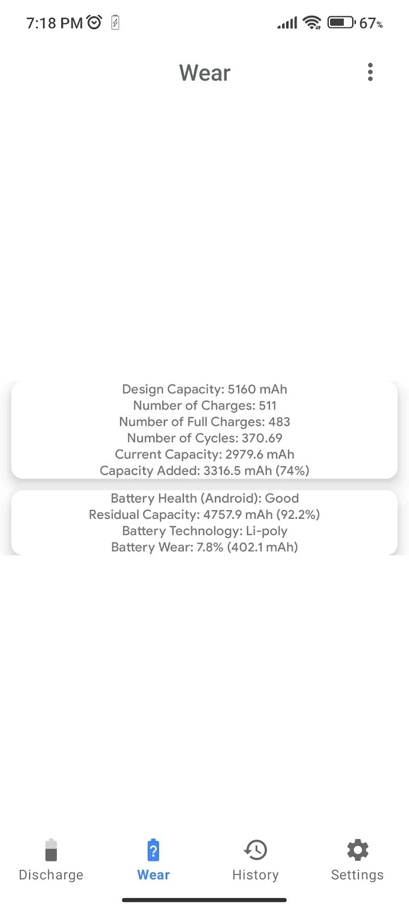 Capacity Info App Vorschau 3