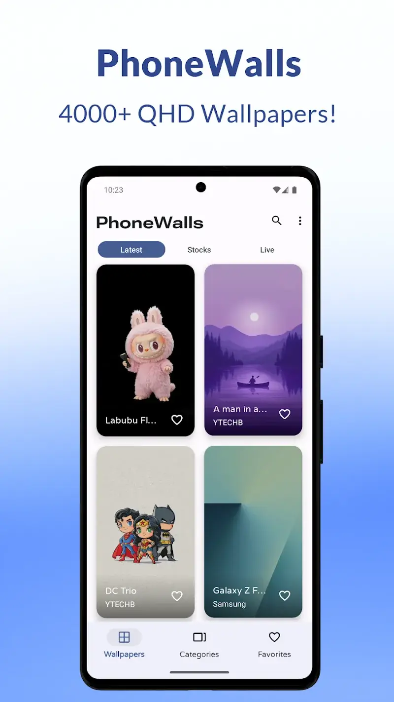 PhoneWalls - Stock Wallpapers スクリーンショット [3]