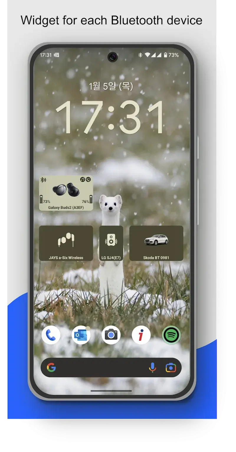 ภาพหน้าจอ Bluetooth Audio Connect Widget 1