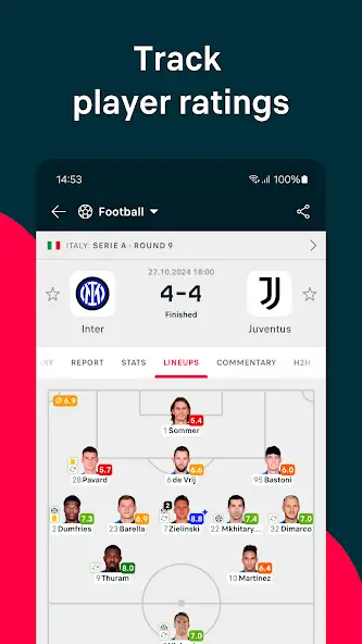 Ảnh chụp màn hình Flashscore 4