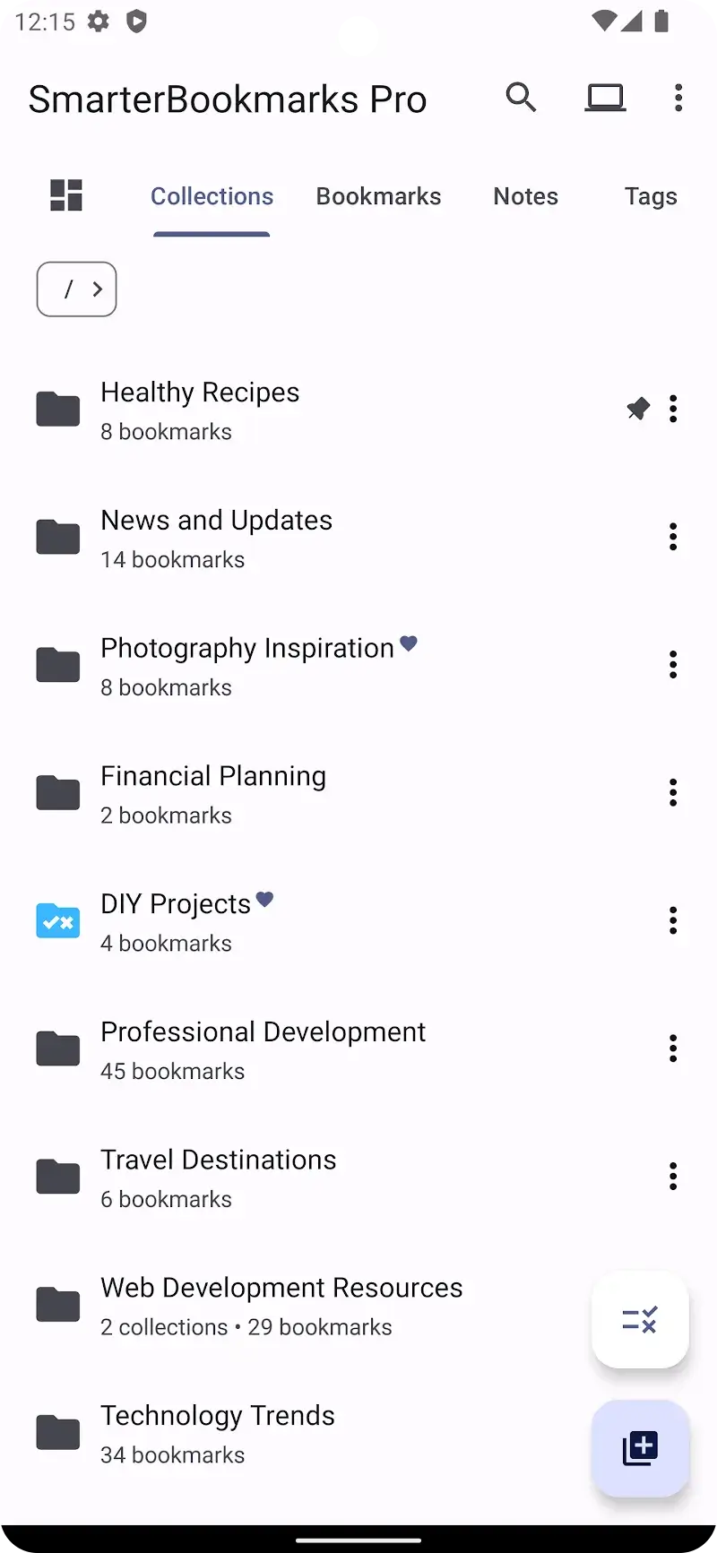 Smarter Bookmarks 스크린샷 3