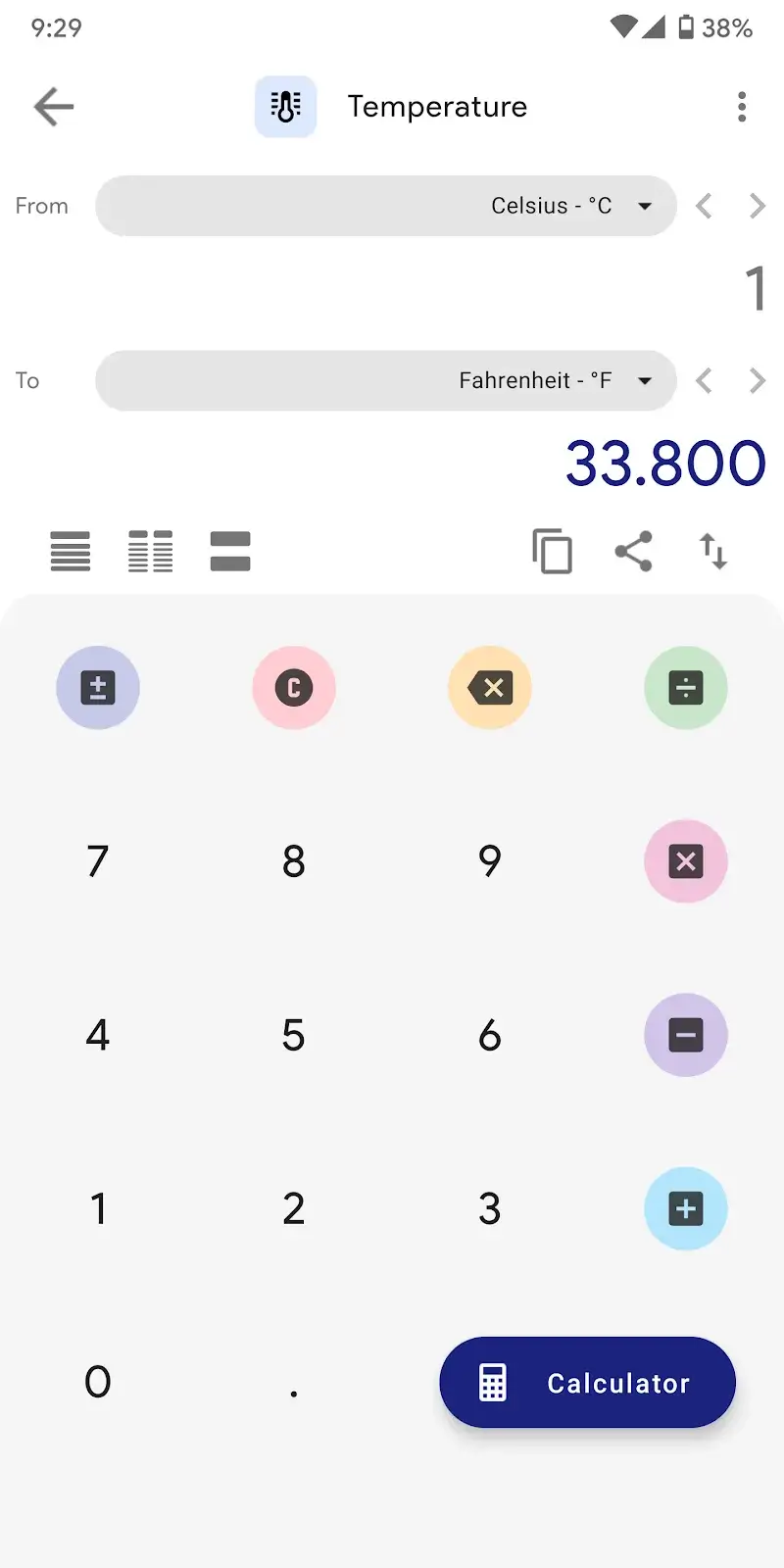Captura de tela 2 do Unit Converter
