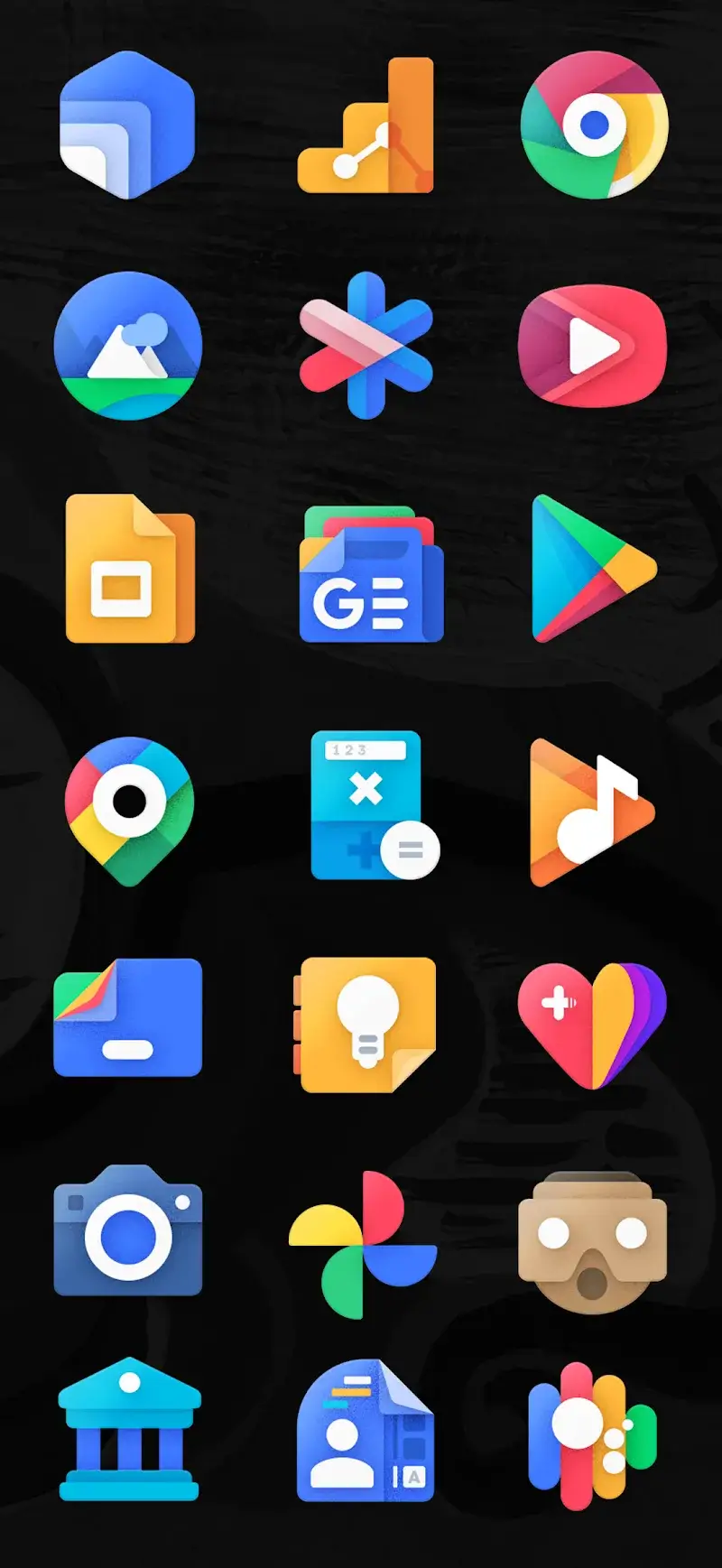 Pratinjau tangkapan layar Moxy Icon Pack 3
