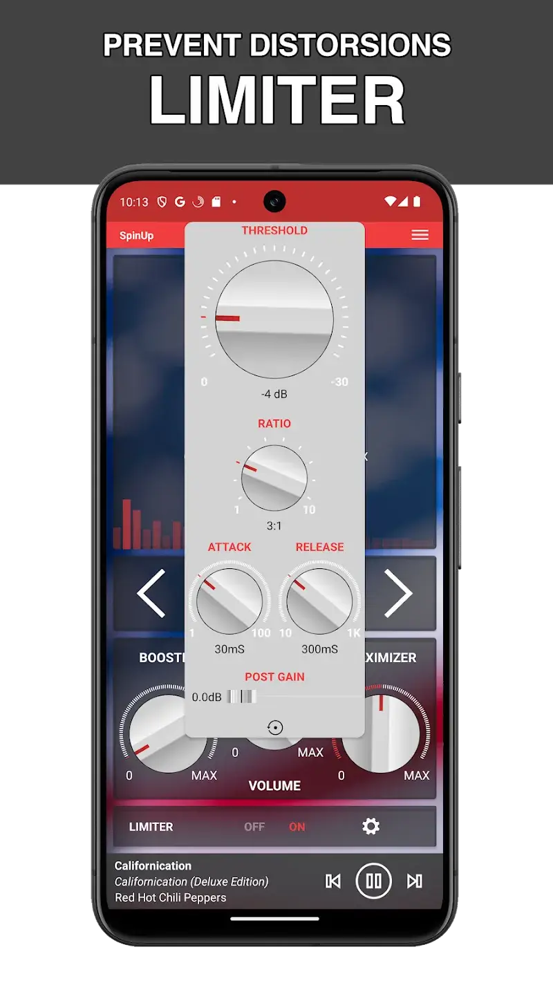 Скриншот SpinUp Volume Booster 4