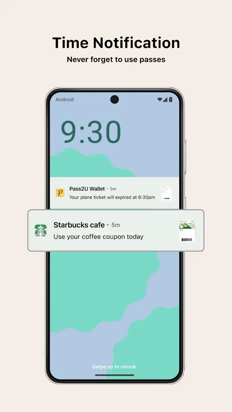 Prévia do app Pass2U Wallet 4