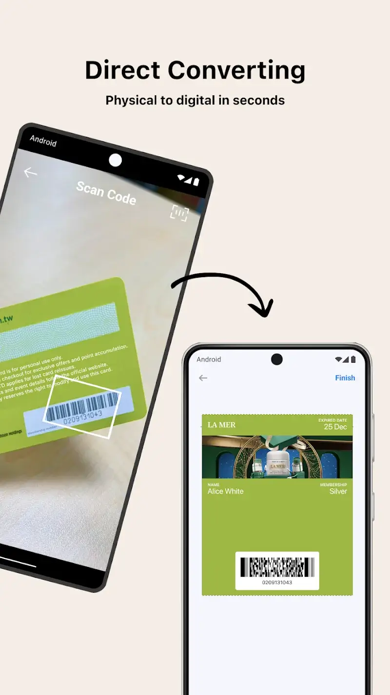 Prévia do app Pass2U Wallet 6