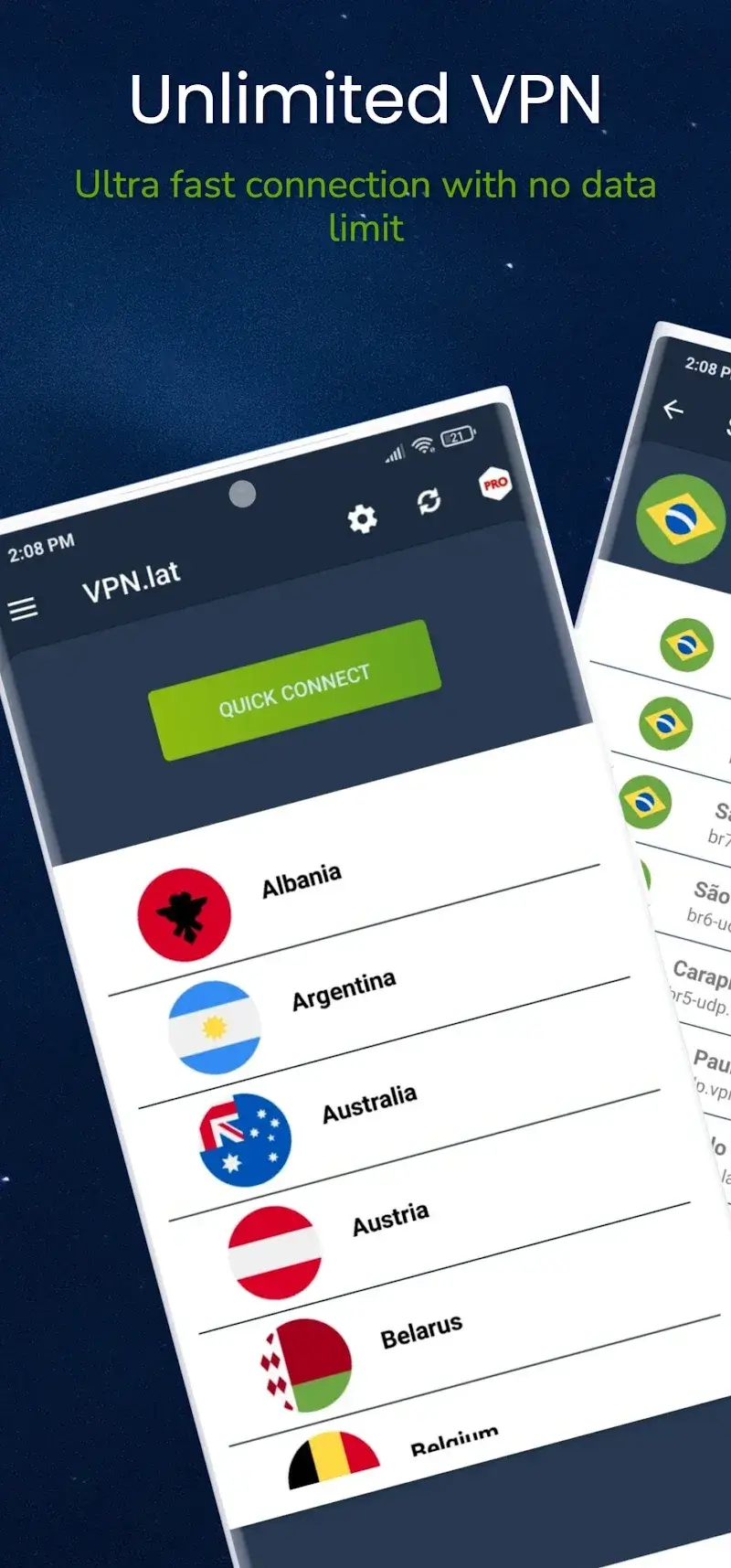 VPN.lat screenshot 1