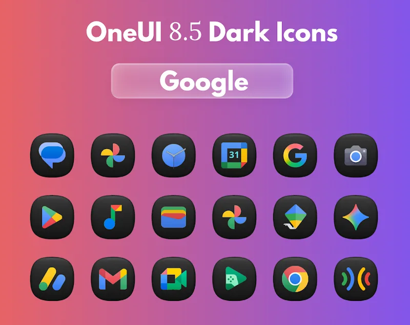 Screenshot 2 of OneUi 8.5 Dark Icons