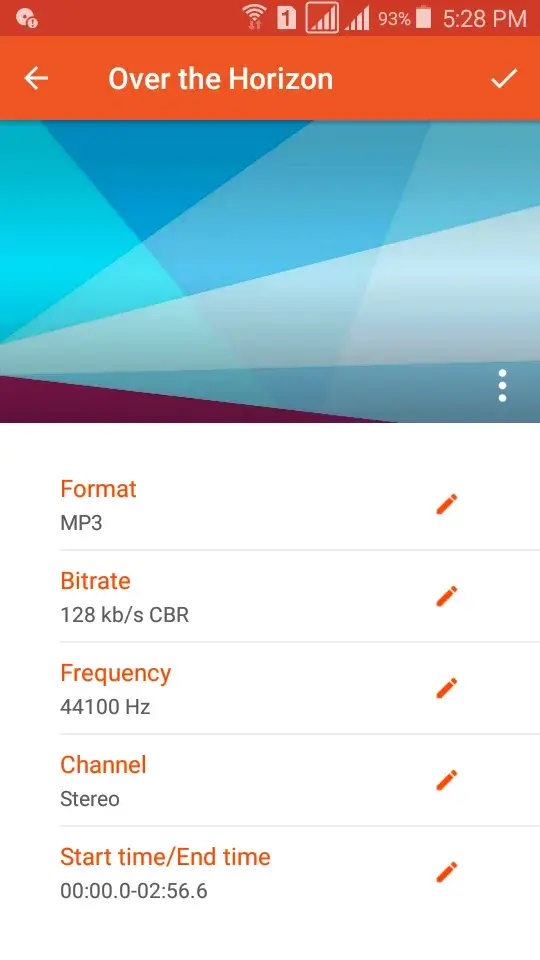Audio Converter screenshot 1