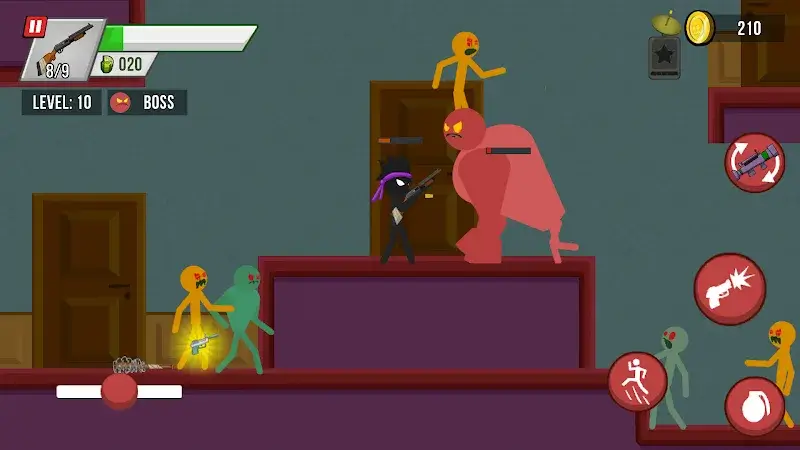 Stickman vs Zombies captura de pantalla 3