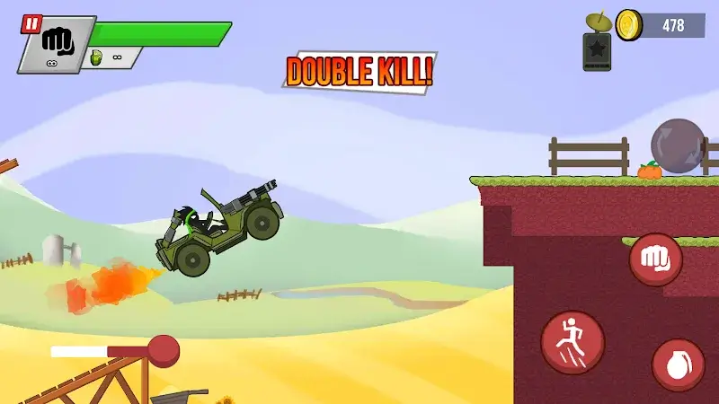 Stickman vs Zombies captura de pantalla 2