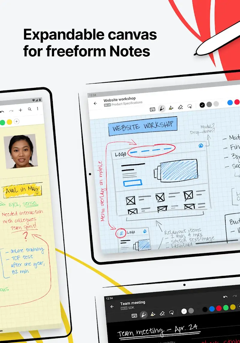 Tangkapan layar 4 dari MyScript Notes for Students