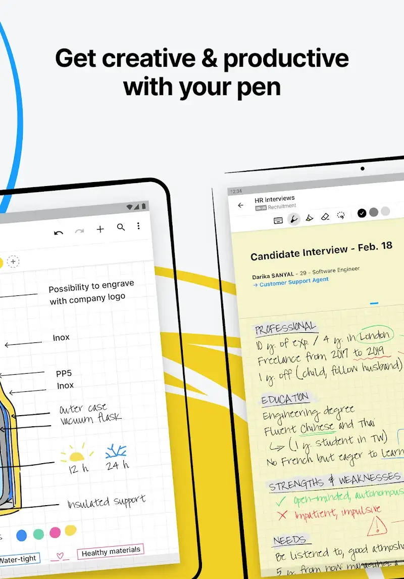 Tangkapan layar 3 MyScript Notes for Students