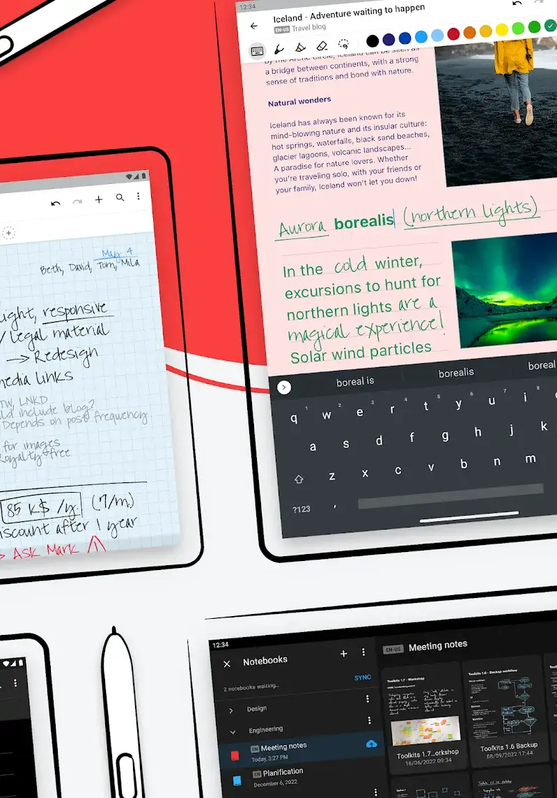 Tangkapan layar 5 dari MyScript Notes for Students