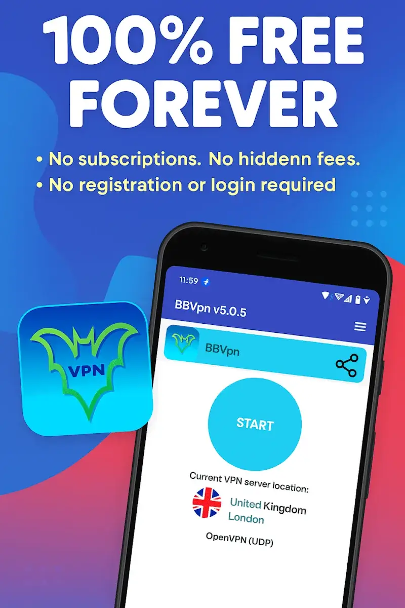 BBVPN VPN tangkapan layar 1