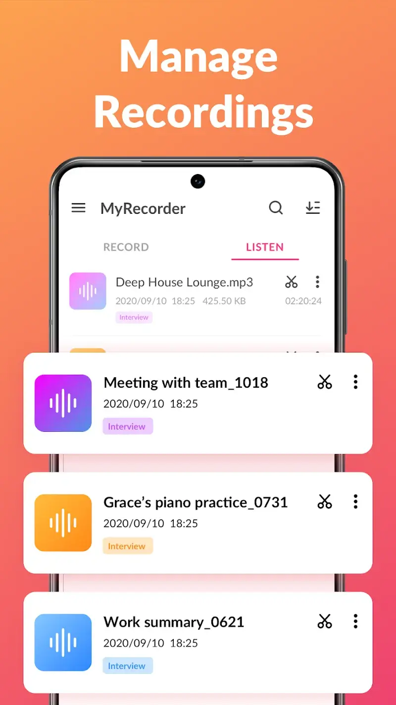 MyRecorderプレビュー画面4