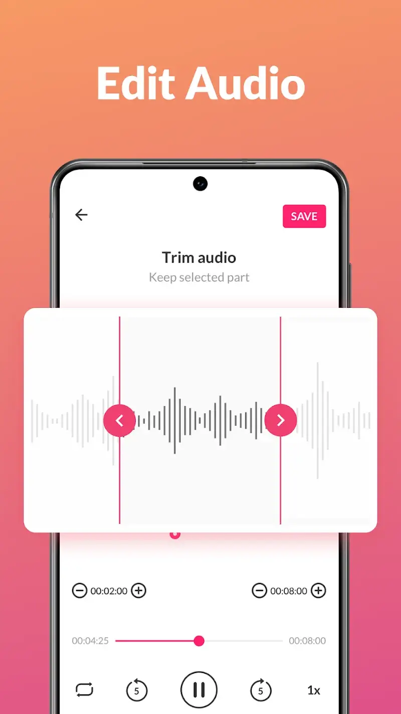 MyRecorderプレビュー画面2