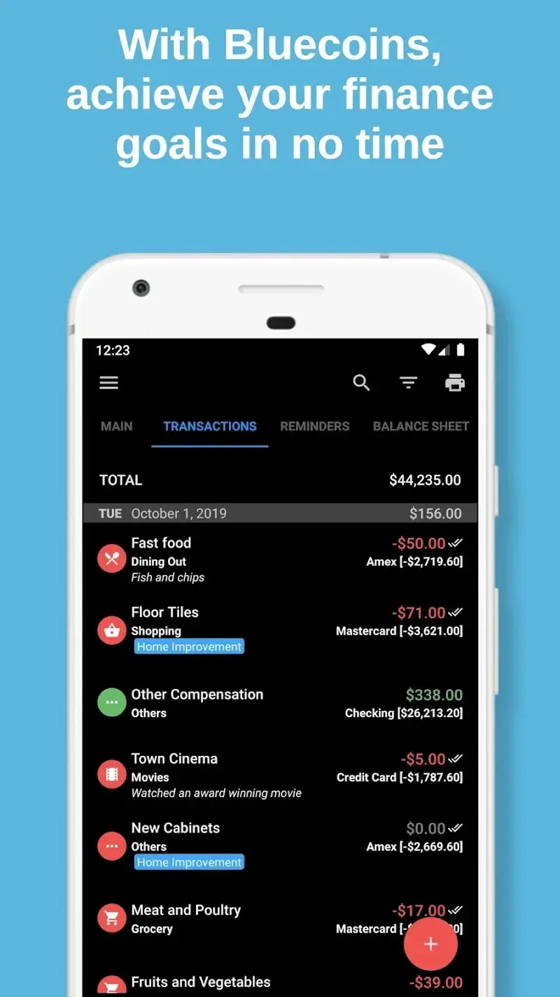 Bluecoins Finance v13.2.1 APK + Image 2