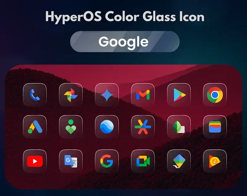 Capture d'écran 2 de HyperOS Icons