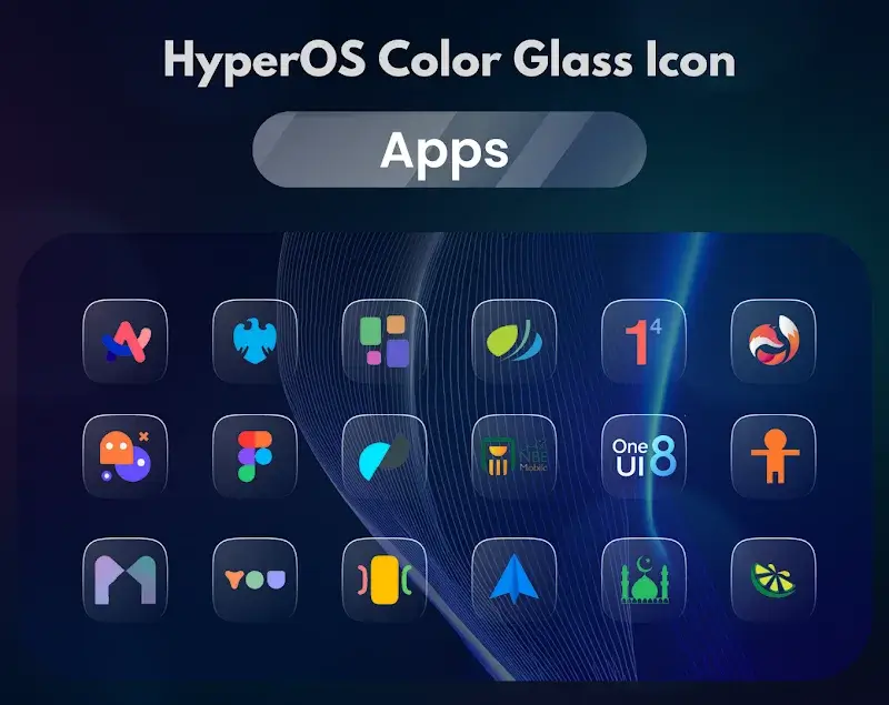 Capture d'écran 4 de HyperOS Icons