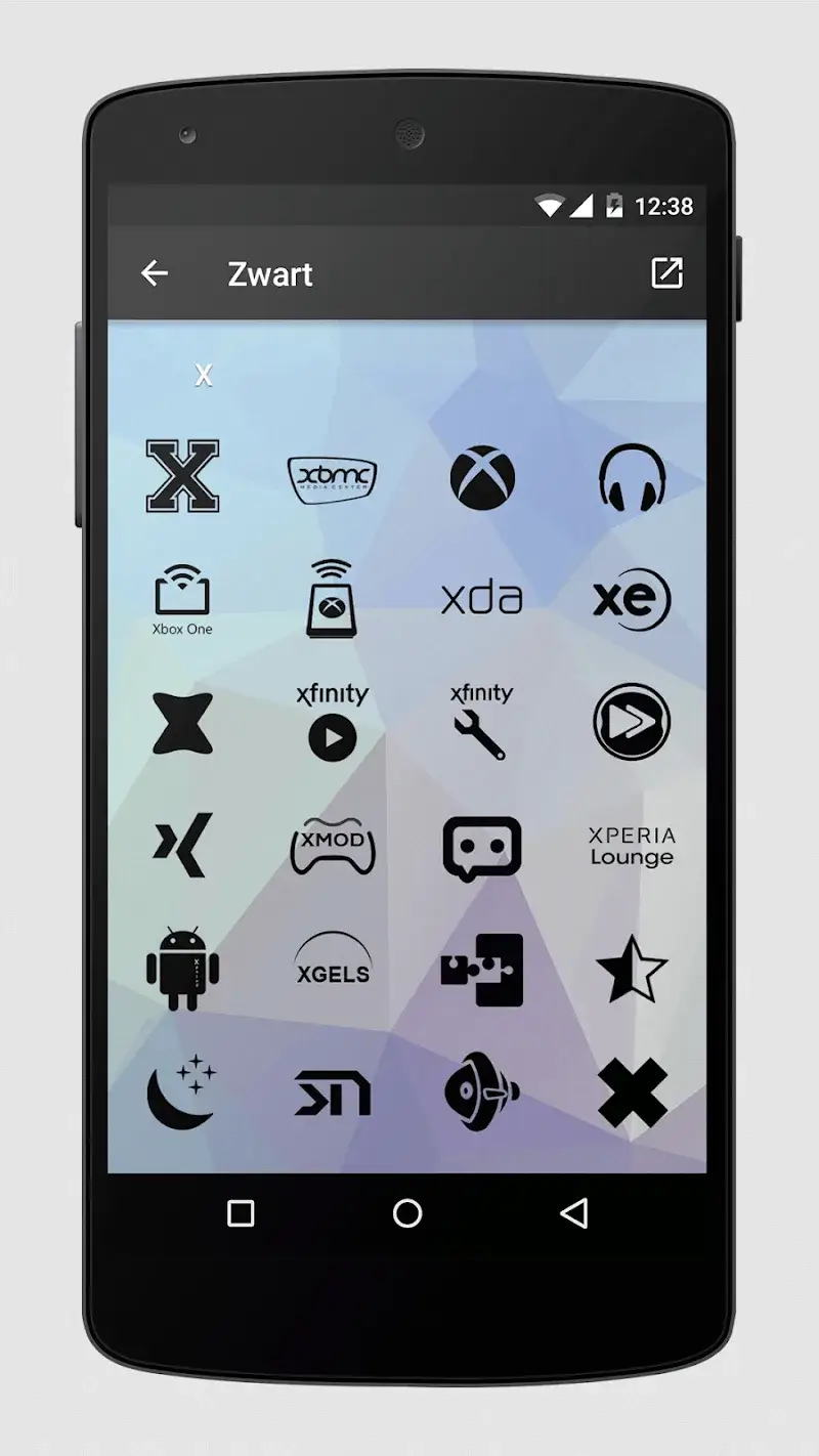 Zwart - Black Icon Pack screenshot 5