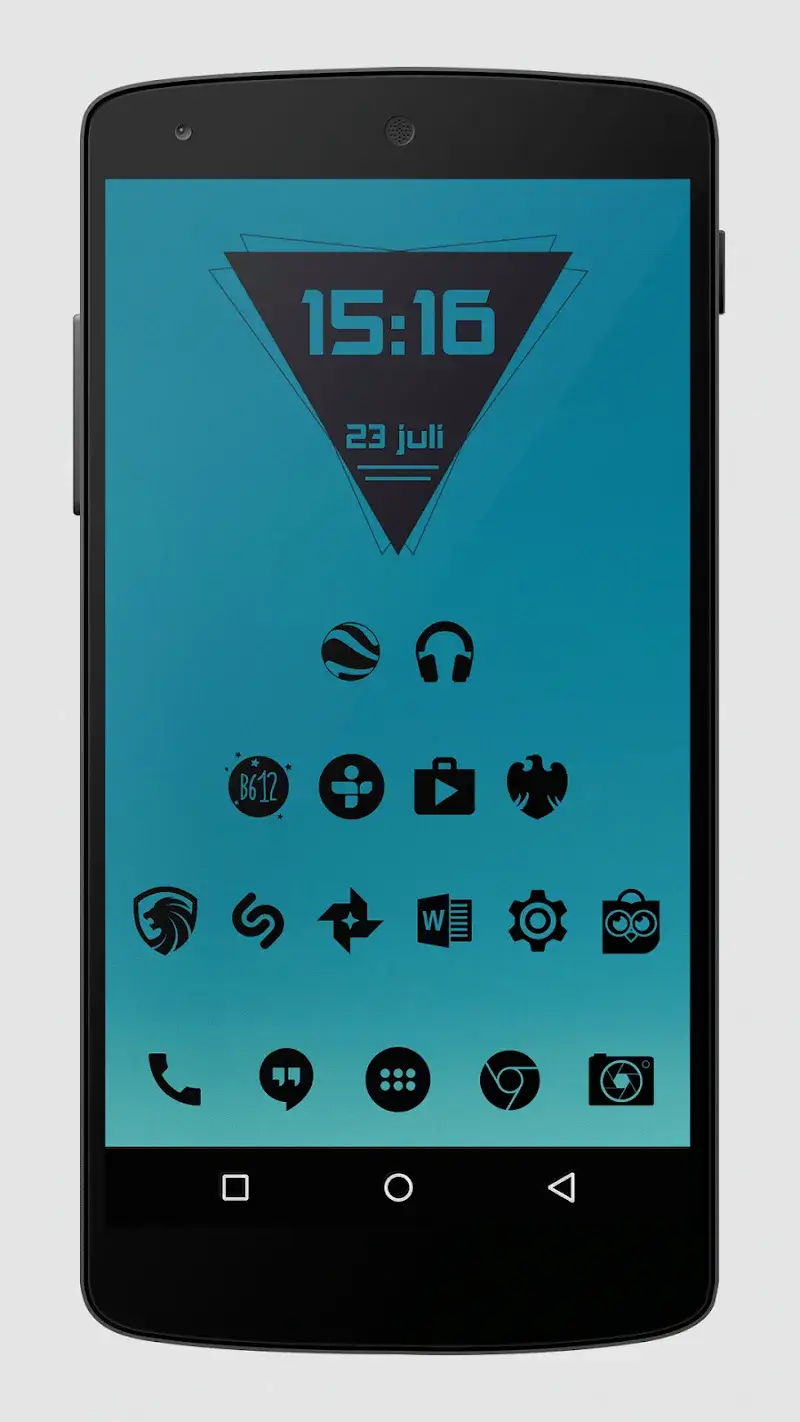 Zwart - Black Icon Pack screenshot 3